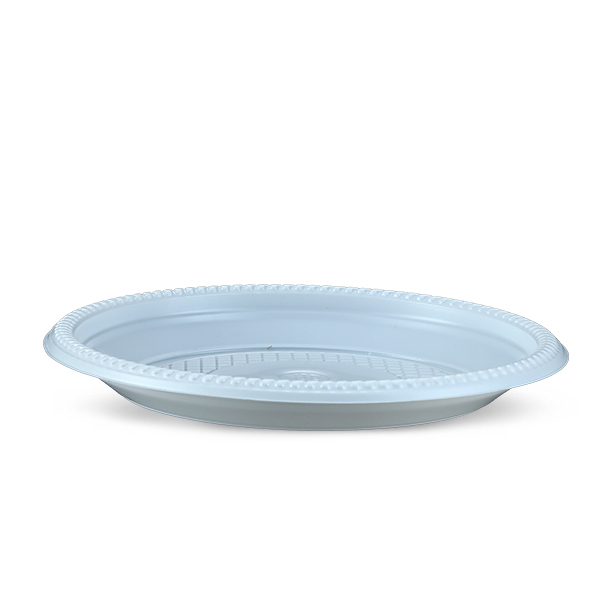 Plate 50 Pcs Set-9 CM-White